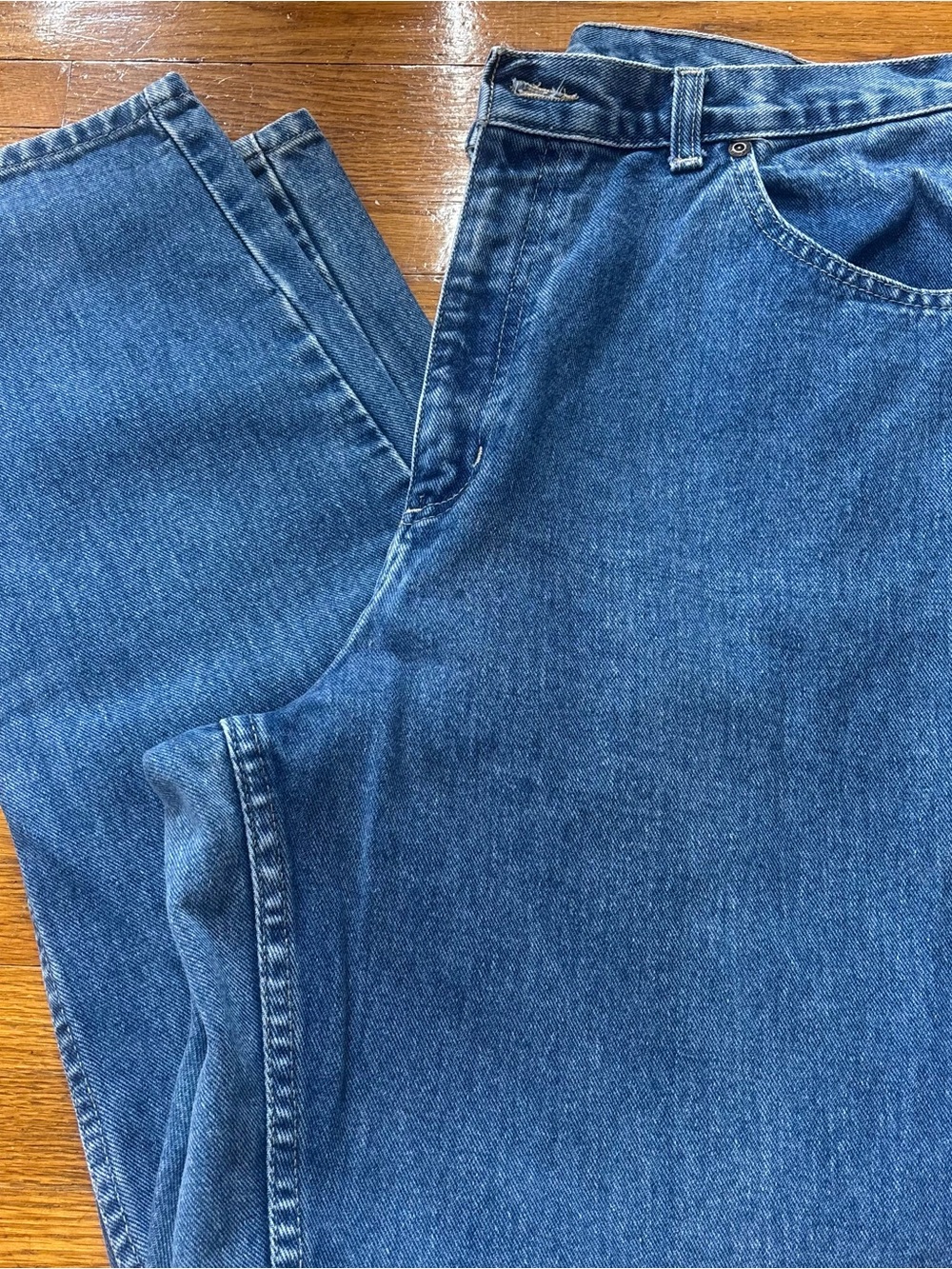 Vintage Classic Blue Denim Jeans St John Bay Size 16